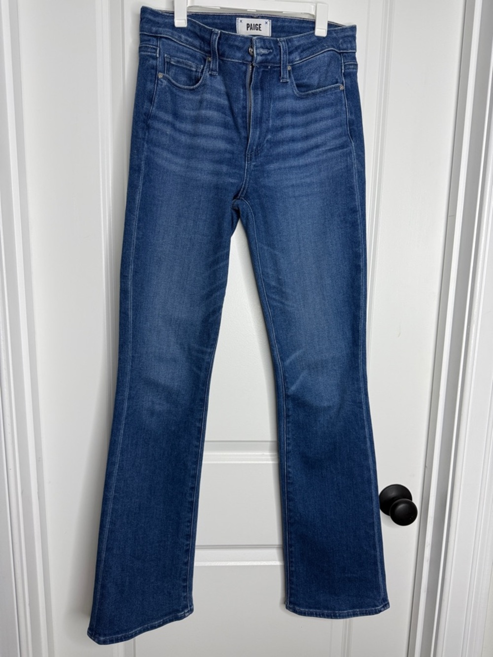 PAIGE Dark Blue Flare Jeans